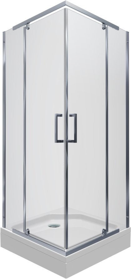 

Душевой уголок Triton Каппа А1 Хром 90х90 (прозрачное стекло)