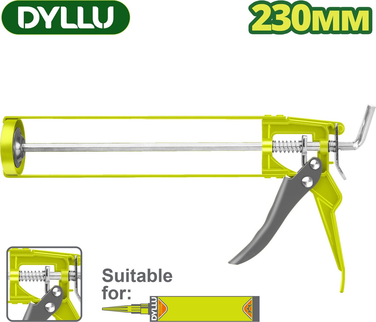 

Пистолет для герметика Dyllu DTCG3109