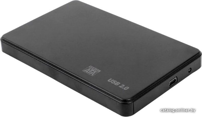 Бокс для накопителей 2.5 USBTOP SATA – MiniUSB – USB2.0 (черный)