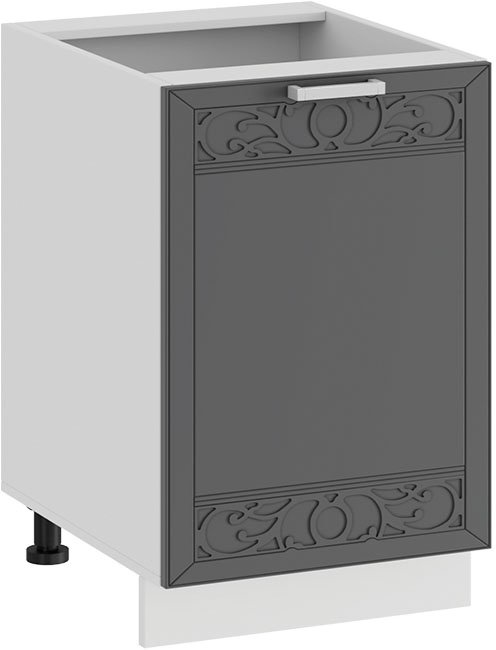 

Шкаф напольный Трия Долорес 1Н4 (белый/титан)