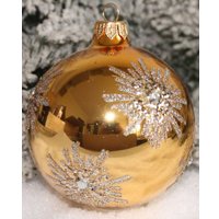 Елочная игрушка Орбитал Шар Д-363 200-072-1 (8см, золото глянец)