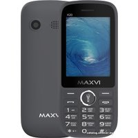 Кнопочный телефон Maxvi K20 (серый)