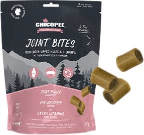 

Лакомство для собак Chicopee Joint Bits с зеленогубыми мидиями и креветками 350 г