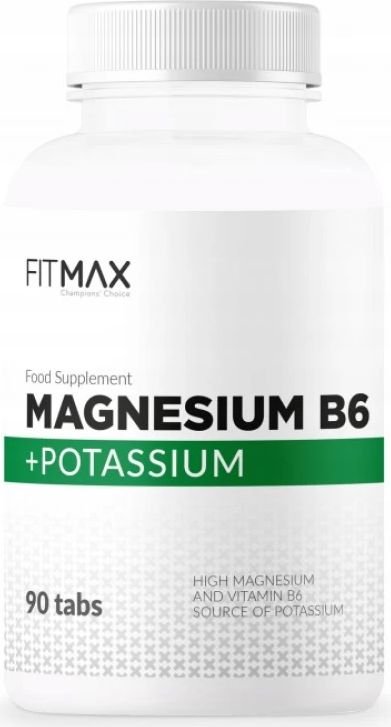 

Витамины, минералы Fitmax Магний Цитрат Б6 + Калий Citmag B6 + Potassium (90 таблеток)