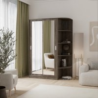 Шкаф-купе Кортекс-мебель Лагуна ШК04-02 (орех элия, правая консоль)