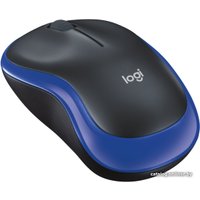 Мышь Logitech M186 (черный/синий)