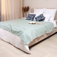 Плед Casa Conforte London Basic 150x200 6155343 (голубой)