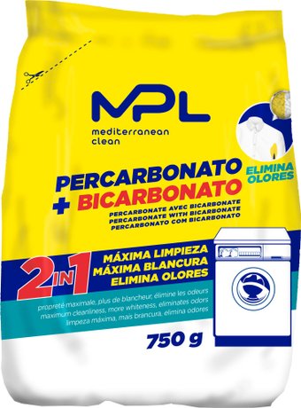 Пятновыводитель MPL с активным кислородом и содой 2 в 1 (750 г)
