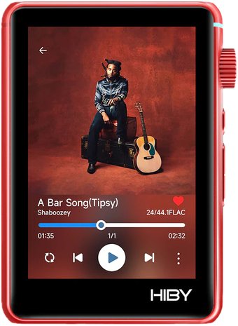 Hi-Fi плеер HiBy R3 II 2025 (красный)