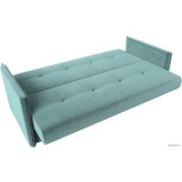 Диван Лига диванов Лига-018 117837 (велюр бирюзовый)