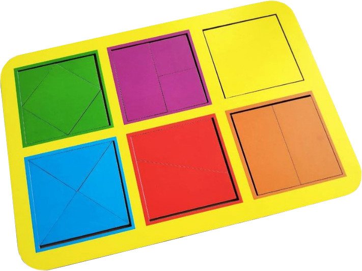 

Развивающая игра ToySib Квадраты Никитина 1 уровня 6 квадратов TS-6001