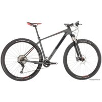Велосипед Cube Reaction C:62 29 (серый/красный, 2019)