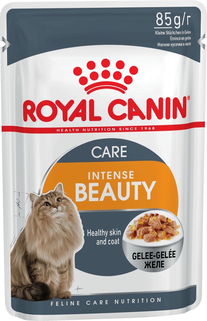 

Пресервы Royal Canin Intense Beauty в желе 0.085 кг