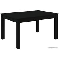 Кухонный стол Васанти плюс ВС-05 140/180x80 (черный глянец)