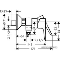 Смеситель Hansgrohe Talis E 71760000 (хром)