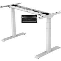 Стол с регулировкой высоты Smartstol Pro W 140x80 (белый/белый)