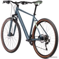 Велосипед Cube Nature Pro XL 2021 (сине-зеленый)