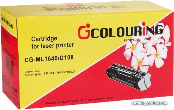 Картридж Colouring CG-MLT-D108S (аналог Samsung MLT-D108S)