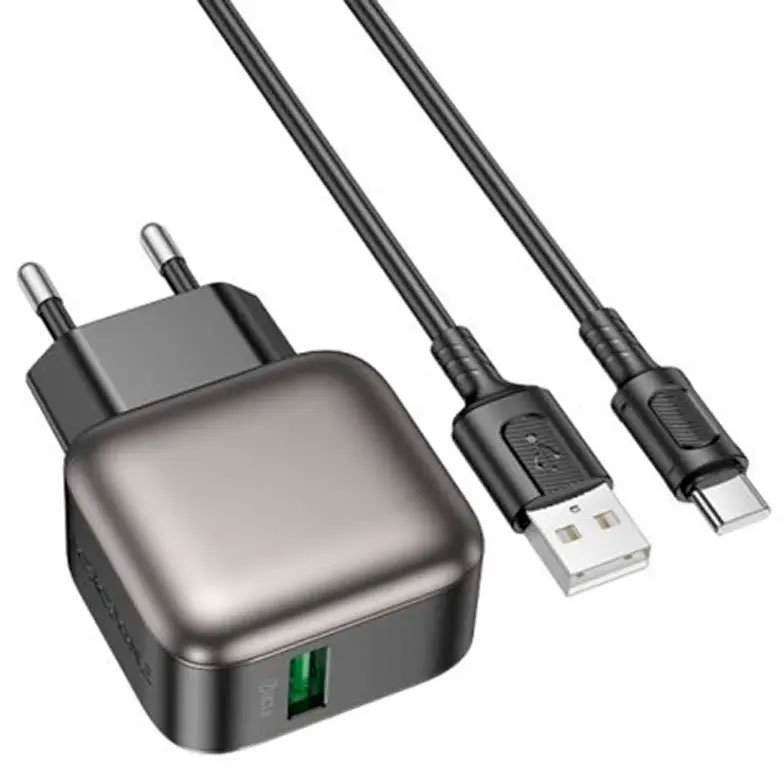 

Сетевое зарядное Borofone BAS52A USB Type-C (черный)