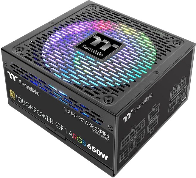 

Блок питания Thermaltake Toughpower GF1 ARGB 650W Gold TT Premium TTP-650AH3FCG-U