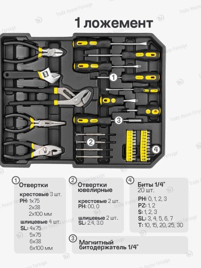 WMC Tools 186-3(57357) универсальный набор инструментов купить в