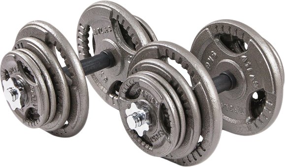 

Набор гантелей Atlas Sport Хаммертон 2x21.5 кг