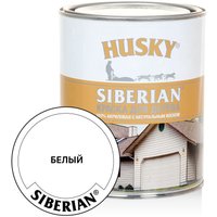 Краска Husky Siberian Акриловая для дерева 0.9 л (белый База А)
