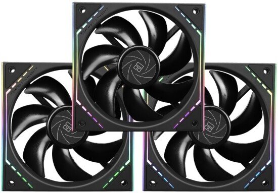 

Комплект вентиляторов для корпуса Thermalright TL-M12 X3 (черный)