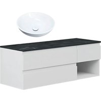 Wellerein Тумба с умывальником AMAL 06310 + Marblan Mira