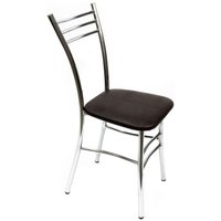 Стул ВВР Трио (шоколад крокодил/хром, экокожа)