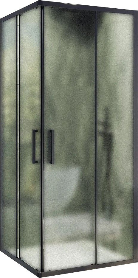 

Душевой уголок MaybahGlass MGY-1330-6 (сатин стекло/черный)