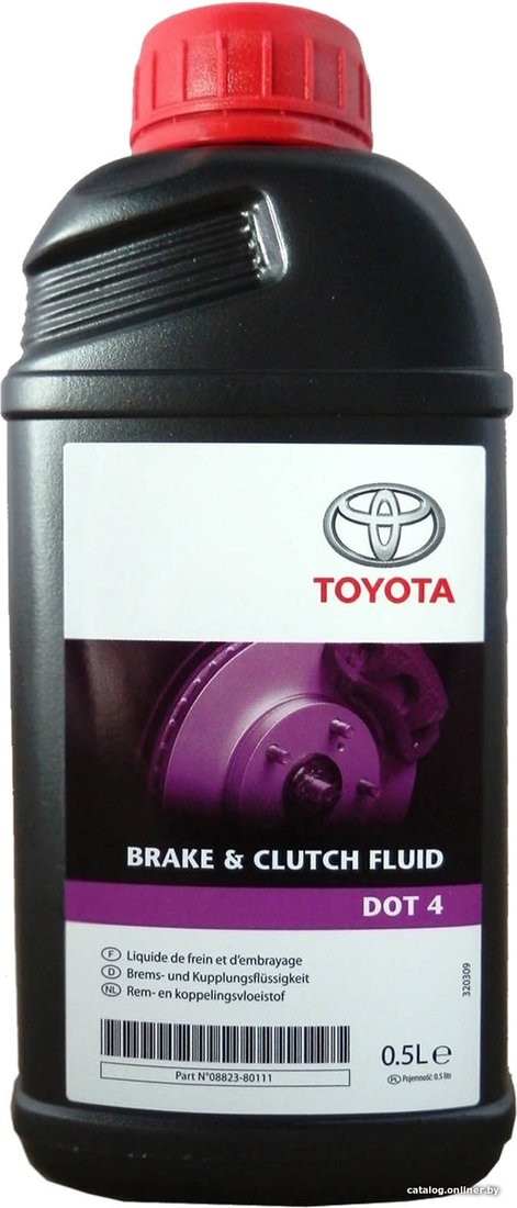 Тормозная жидкость Toyota DOT4 0.5л