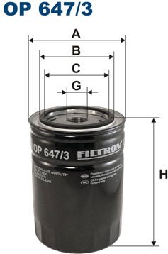 

Масляный фильтр Filtron OP 647/3