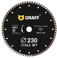 

Отрезной диск алмазный GRAFF 17230