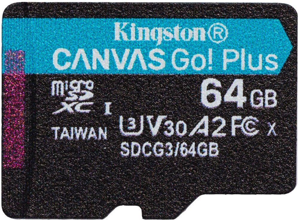 

Карта памяти Kingston Canvas Go! Plus microSDXC 64GB