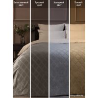 Плед Tex Republic Elite Клетка Фланель Евро 93383 (бежевый)