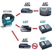 Электролобзик Makita DJV186Z (без АКБ)