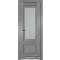 Межкомнатная дверь ProfilDoors 2.90XN L 80x200 (грувд серый/стекло матовое)