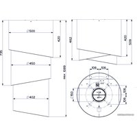 Кухонная вытяжка Faber Pareo Evo Plus 345.0492.593