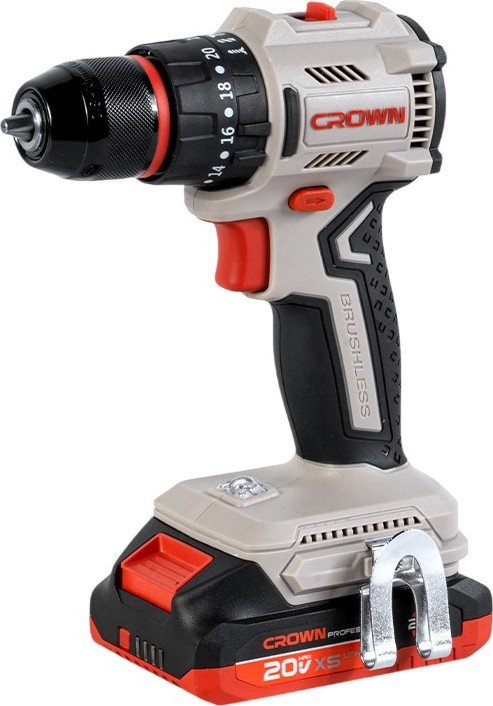 

Дрель-шуруповерт Crown CT21145XMS-2 BMC (с 2-мя АКБ, кейс)