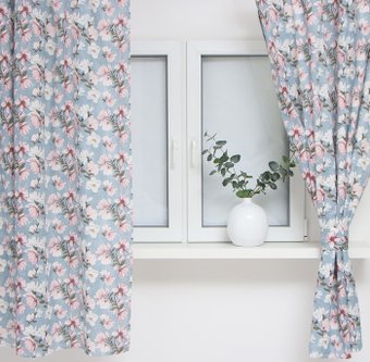 Комплект штор Доляна Магнолия 9828481 (150x180)