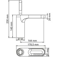 Смеситель Wasserkraft Kammel 1803