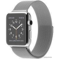 Умные часы Apple Watch 42mm Stainless Steel with Milanese Loop (MJ3Y2)