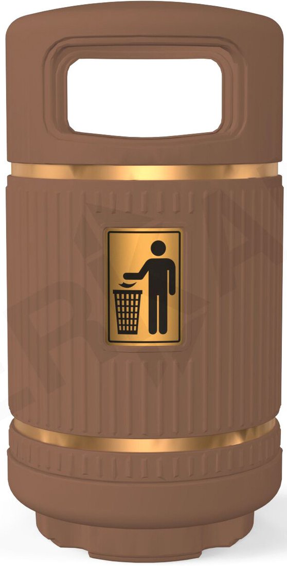 

Уличная урна Berkano 040_041_36 (brown)