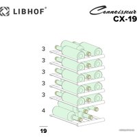 Винный шкаф Libhof Connoisseur CX-19 (черный)