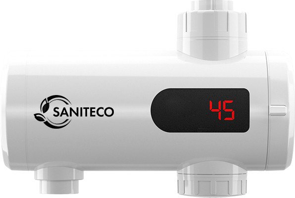 

Проточный электрический водонагреватель на кран Saniteco WM-004 (белый)