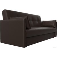 Диван Лига диванов Лига-018 117887 (экокожа коричневый)