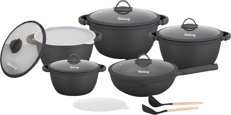 

Набор кастрюль FeisiLang FL-S022YE (серый)