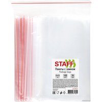 Пакеты фасовочные Staff Zip Lock 608167 (100 шт)