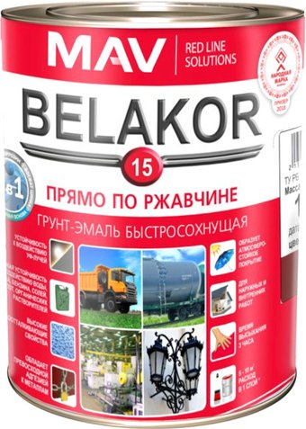 MAV Belakor-15 1 л (матовый красно-коричневый)